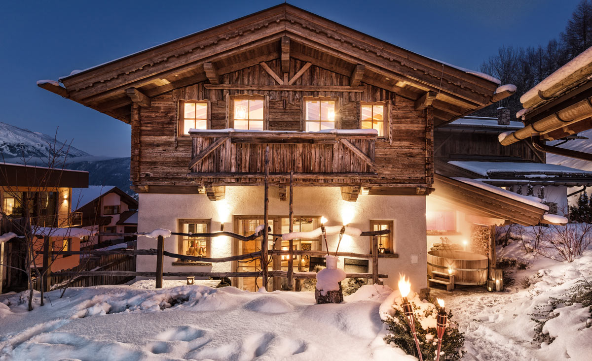 Winterurlaub mit Aussicht im Hüttendorf Ladizium